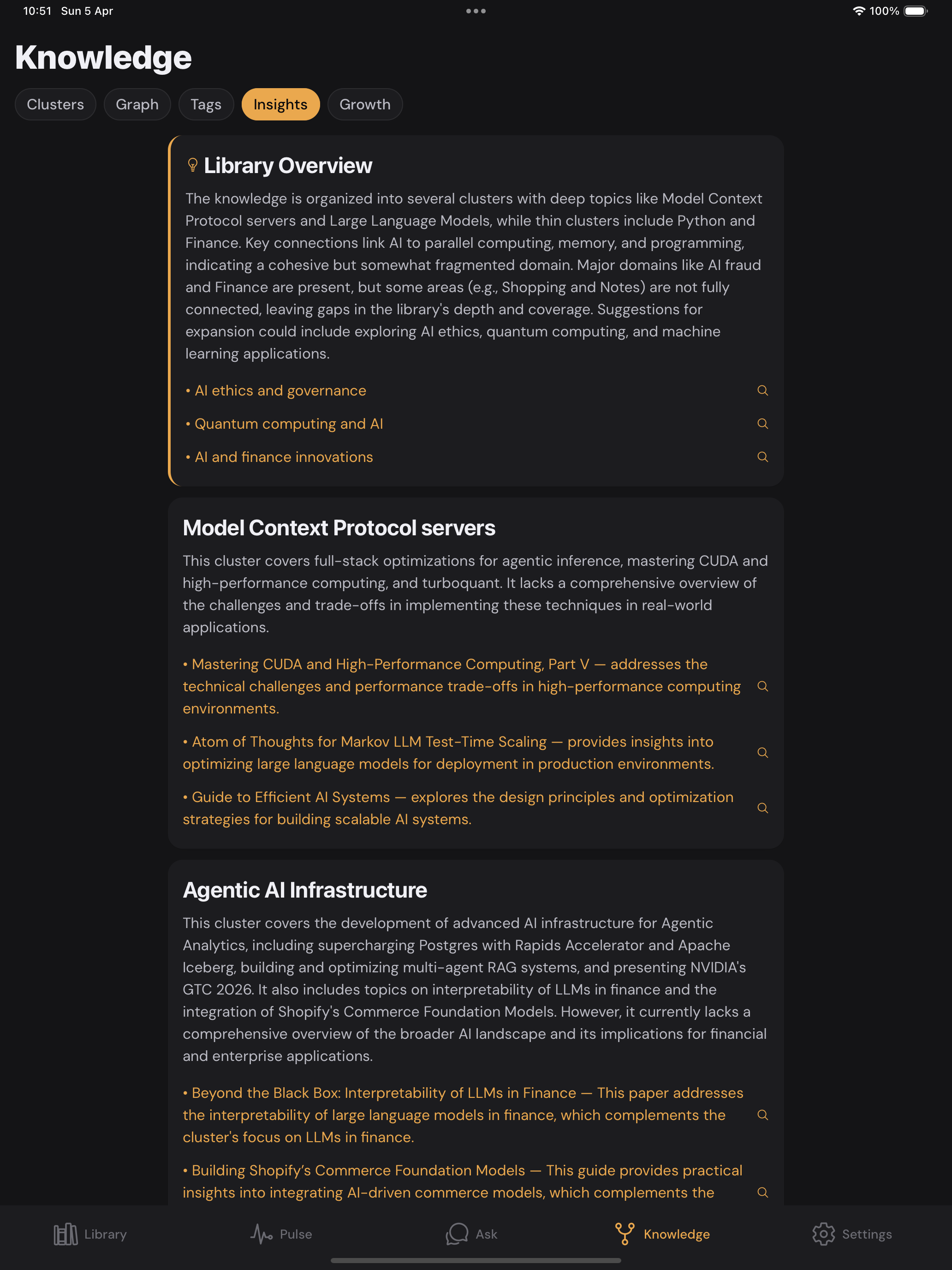 Knowledge insights